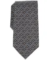 Perry Ellis Men's Williams Classic Geo Tie In Taupe