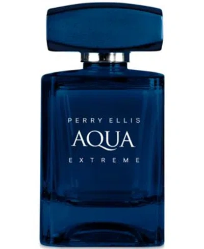 Perry Ellis Mens Aqua Extreme Eau De Toilette Fragrance Collection In Transparent