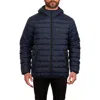 Perry Ellis Packable Puffer Jacket In Blue