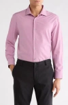 Perry Ellis Performance Tech Solid Shirt In Pink