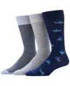 Perry Ellis Portfolio Men's 3-pk. Novelty Crew Socks In Multi