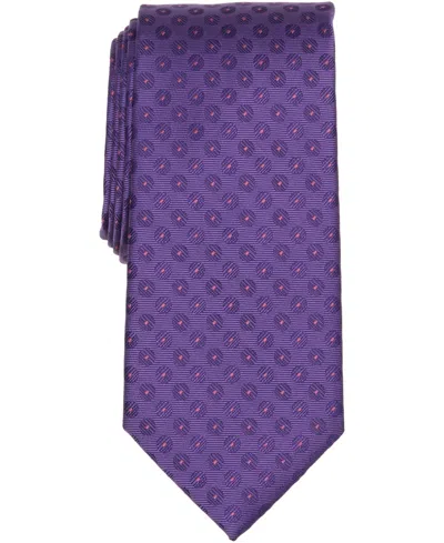 Perry Ellis Portfolio Men's Berot Dot Tie In Purple