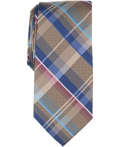 Perry Ellis Portfolio Men's Brody Plaid Pattern Classic Tie In Multi