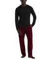 Perry Ellis Portfolio Men's Buffalo Plaid Pajama Set In Multi