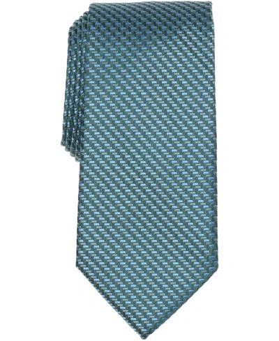 Perry Ellis Portfolio Men's Craven Mini Pattern Classic Fit Tie In Green