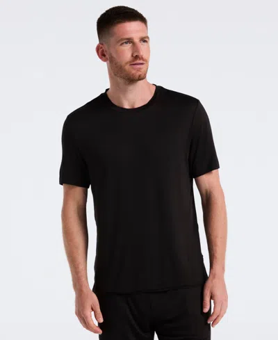 Perry Ellis Portfolio Men's Crewneck Pajama T-shirt In Black