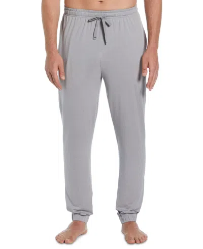 Perry Ellis Portfolio Men's Deluxe Touch Knit Jogger Pants In Gray