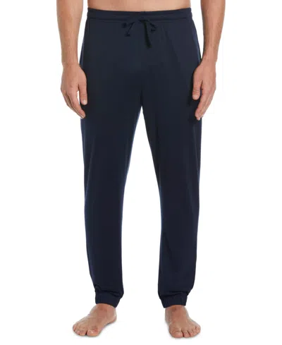 Perry Ellis Portfolio Men's Deluxe Touch Knit Jogger Pants In Navy Iris