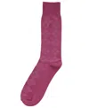 Perry Ellis Portfolio Men's Diamond Stitch Socks In Purple
