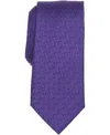 Perry Ellis Portfolio Men's Draughton Geo-pattern Classic Tie In Purple