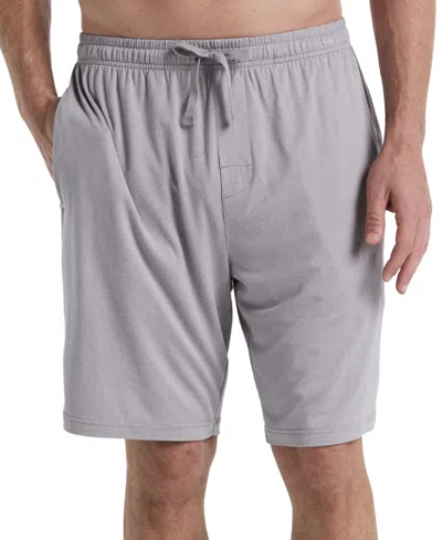 Perry Ellis Portfolio Men's Drawstring Pajama Shorts In Gray