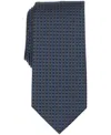 Perry Ellis Portfolio Men's Emmett Mini Pattern Tie In Blue