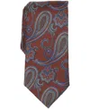 Perry Ellis Portfolio Men's Emmett Mini Pattern Tie In Brown