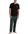 Perry Ellis Portfolio Men's Football Dog Pajama Pants In Multi