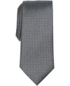 Perry Ellis Portfolio Men's Hayer Mini Pattern Classic Fit Tie In Gray
