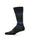 Perry Ellis Portfolio Men's Herringbone Socks In Multi