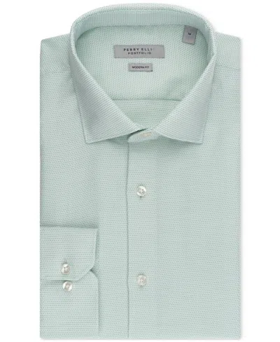 Perry Ellis Portfolio Men's King Micro-pattern Dress Shirt