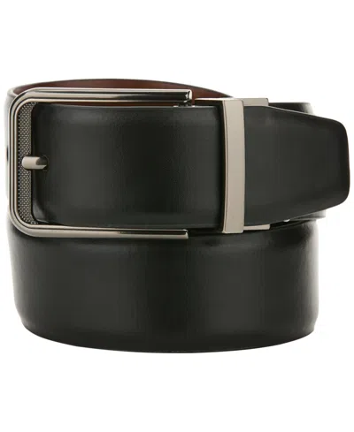 Perry Ellis Portfolio Men's Leather Belt In Black