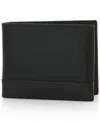 Perry Ellis Portfolio Men's Leather Passcase Wallet In Black