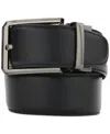 Perry Ellis Portfolio Men's Love Triangle Reversible Belt In Blk20