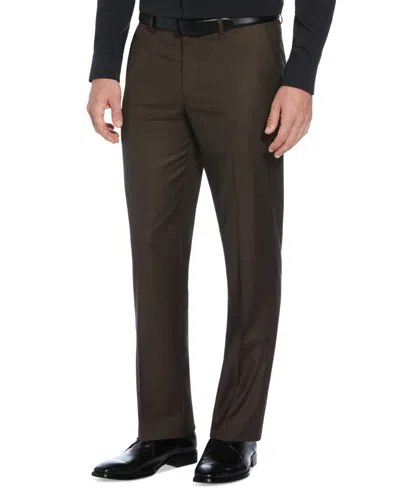 Perry Ellis Portfolio Men's Modern-fit Dress Pant In Brown