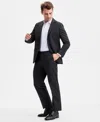 Perry Ellis Portfolio Men's Modern-fit Nested Suit In Black