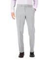 Perry Ellis Portfolio Men's Modern-fit Stretch Solid Resolution Pants In Gray