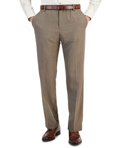Perry Ellis Portfolio Men's Modern-fit Stretch Solid Resolution Pants In  Lt,pas Bwn | ModeSens