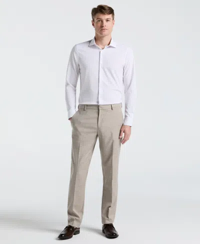 Perry Ellis Portfolio Men's Modern-fit Sharkskin Dress Pants In Multi