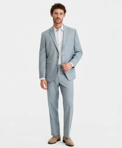 Perry Ellis Portfolio Men's Modern-fit Suit In Blue