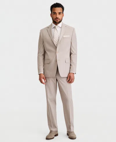 Perry Ellis Portfolio Men's Modern-fit Suit In Brown