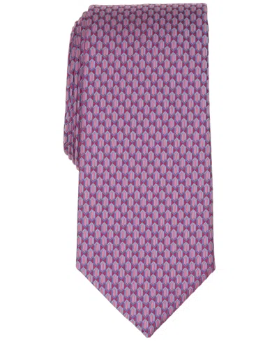 Perry Ellis Portfolio Men's Neat Classic Tie In Purple