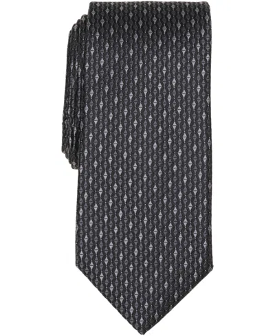 Perry Ellis Portfolio Men's Nilsson Geometric Tie In Black