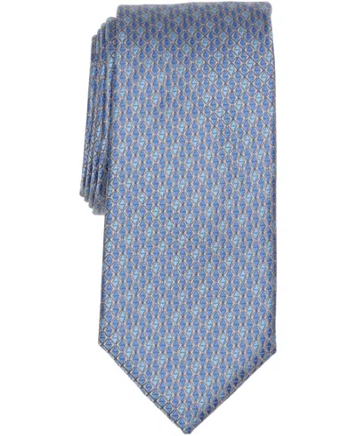 Perry Ellis Portfolio Men's Nilsson Geometric Tie In Blue