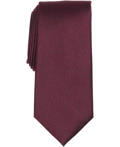 Perry Ellis Portfolio Men's Papker Abstract Neat Pattern Classic Tie In Brown