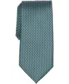 Perry Ellis Portfolio Men's Raser Mini Neat Pattern Classic Tie In Blue