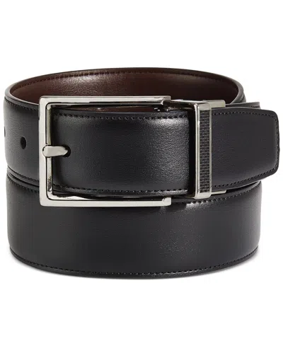 Perry Ellis Portfolio Men's Reversible Belt In Black,brown