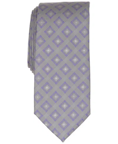 Perry Ellis Portfolio Men's Serino Neat Tie In Gray