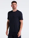 Perry Ellis Portfolio Men's Short Sleeve Jersey Crew Neck Sleep Top