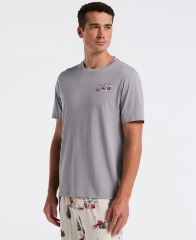 Perry Ellis Portfolio Men's Short Sleeves T-shirt In Gray