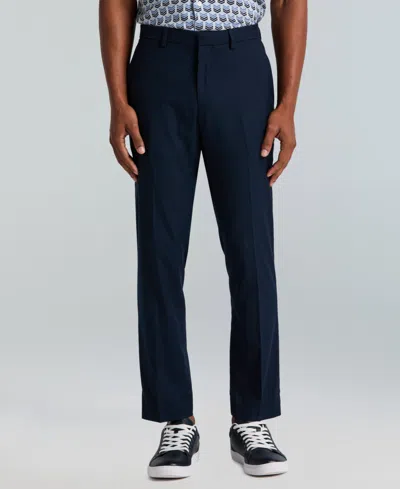 Perry Ellis Portfolio Men's Slim-fit Dress Pants In Blue