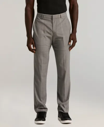 Perry Ellis Portfolio Men's Slim-fit Dress Pants In Gray