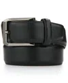 Perry Ellis Portfolio Men's Smooth Dress Belt In Black