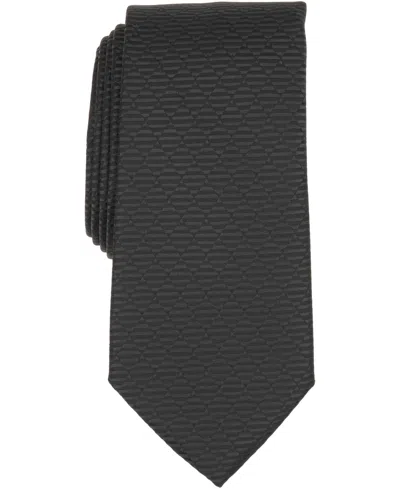 Perry Ellis Portfolio Men's Tarrant Solid Tie In Black