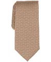 Perry Ellis Portfolio Men's Travers Square-pattern Tie In Brown