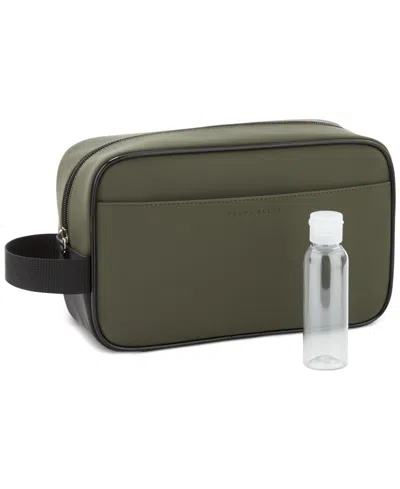 Perry Ellis Portfolio Men's Waterproof Travel Kit In Navy