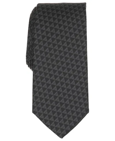 Perry Ellis Portfolio Men's Welles Geo Classic Tie In Black