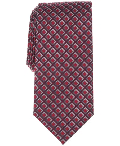 Perry Ellis Portfolio Perry Ellis Men's Buttaro Grid-pattern Tie