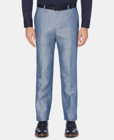 Perry Ellis Portfolio Perry Ellis Men's Portfolio Modern-fit Linen/cotton Solid Dress Pants