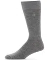 Perry Ellis Portfolio Perry Ellis Men's Socks, Rayon Dress Sock Single Pack In Charcoal
